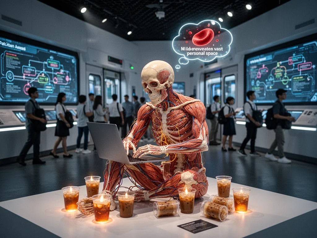 Singapore Slurp: ArtScience Museum Exhibits Preserved Remains of One Stressed Singaporean