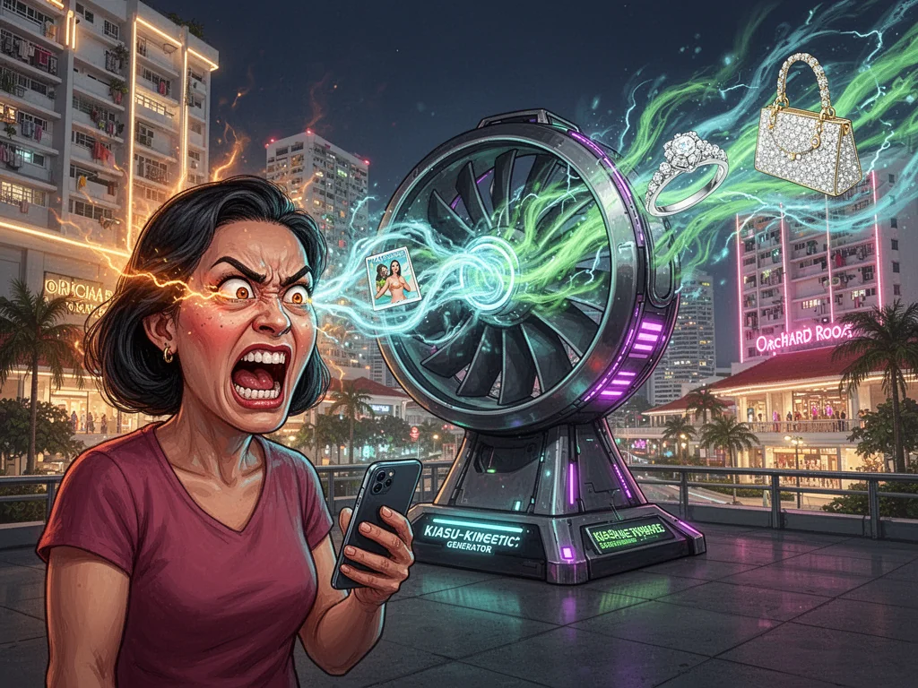 Singapore Slurp: Singapore Woman’s Pure Envy Declared Clean Renewable Energy Source