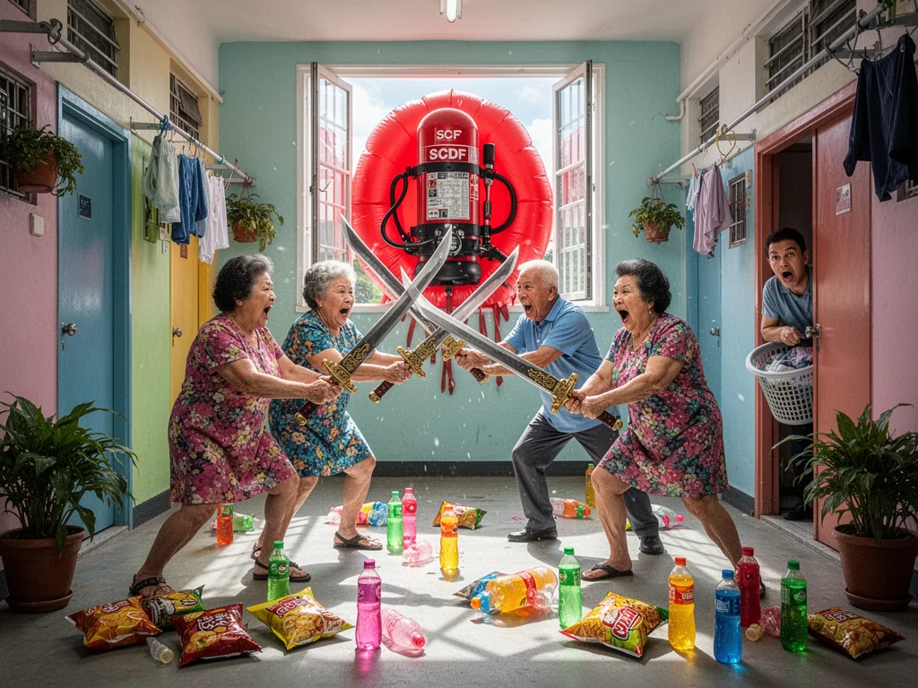 Singapore Slurp: Sinkies Now Using Swords For Standard HDB Dispute Resolution