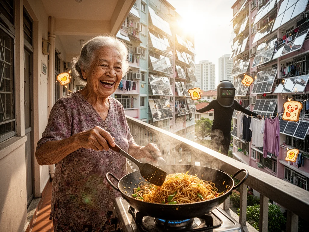 Singapore Slurp: Singapore HDB Solar Panels Now Efficient Enough To Fry Pedestrians