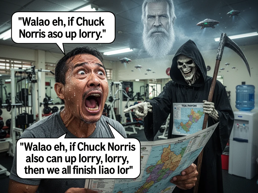 Singapore Slurp: Chuck Norris Dead: Sinkies Fear Death Has Gained Confidence