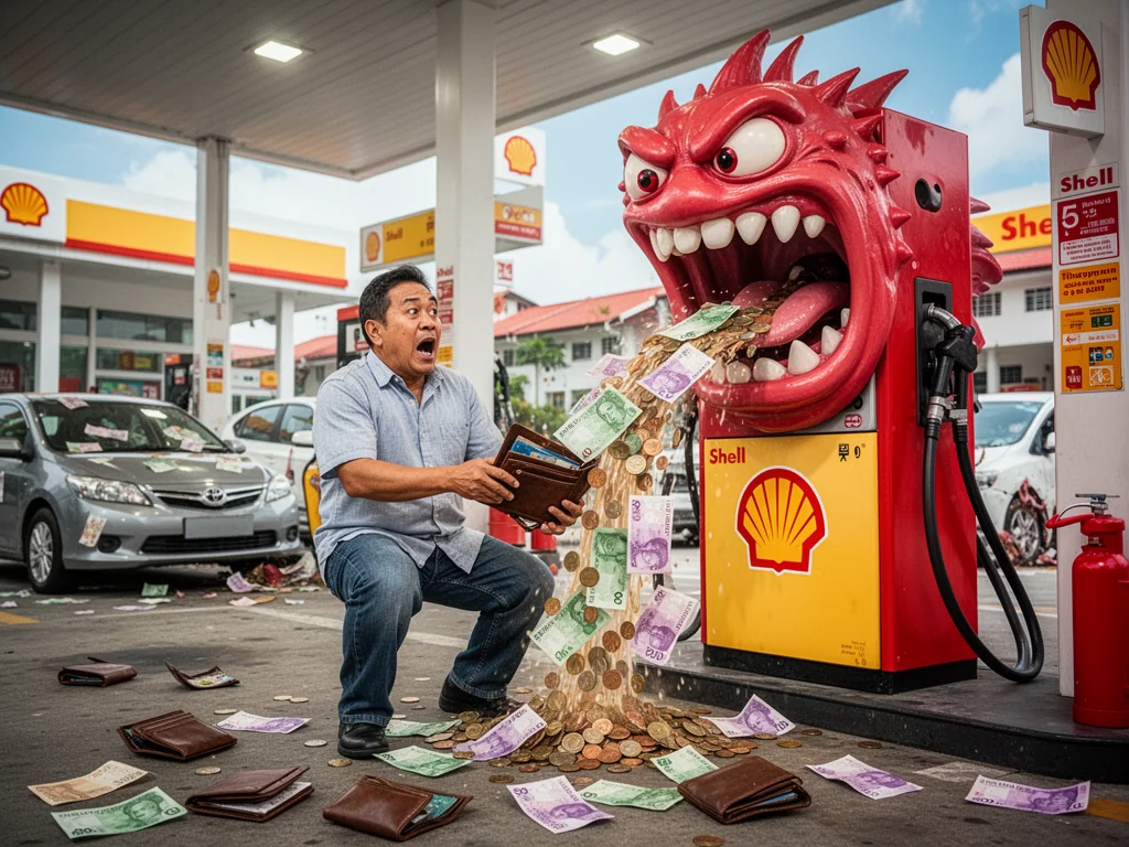 Singapore Slurp: Shell Celebrates Record-Breaking 5-Day Streak Of Bleeding Singaporeans Dry