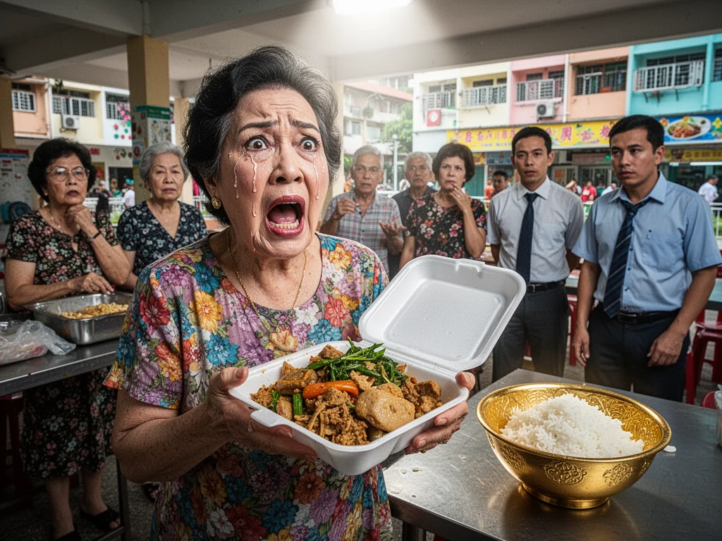 Singapore Slurp: Singaporeans Appalled By Veteran Actress’s Brave Struggle With Leftover Food