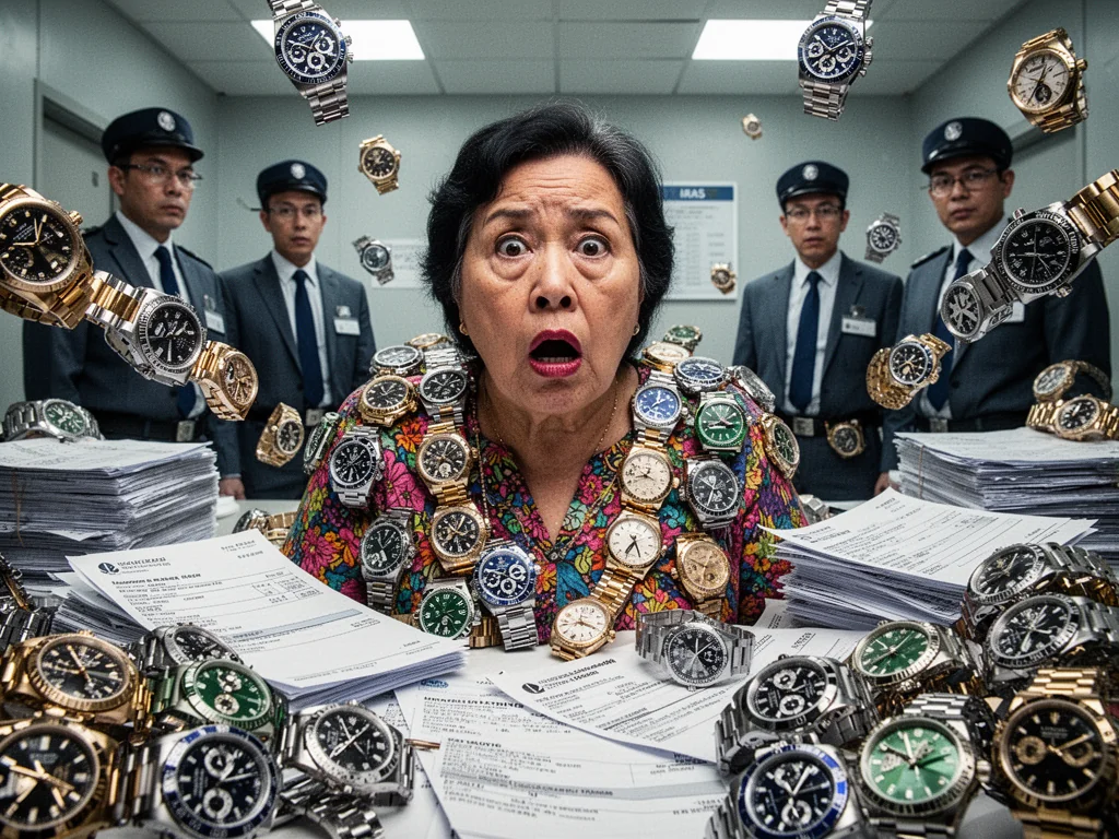 Singapore Slurp: Sinkie Woman Shocked $1M In Rolexes Can't Buy Tax Immunity