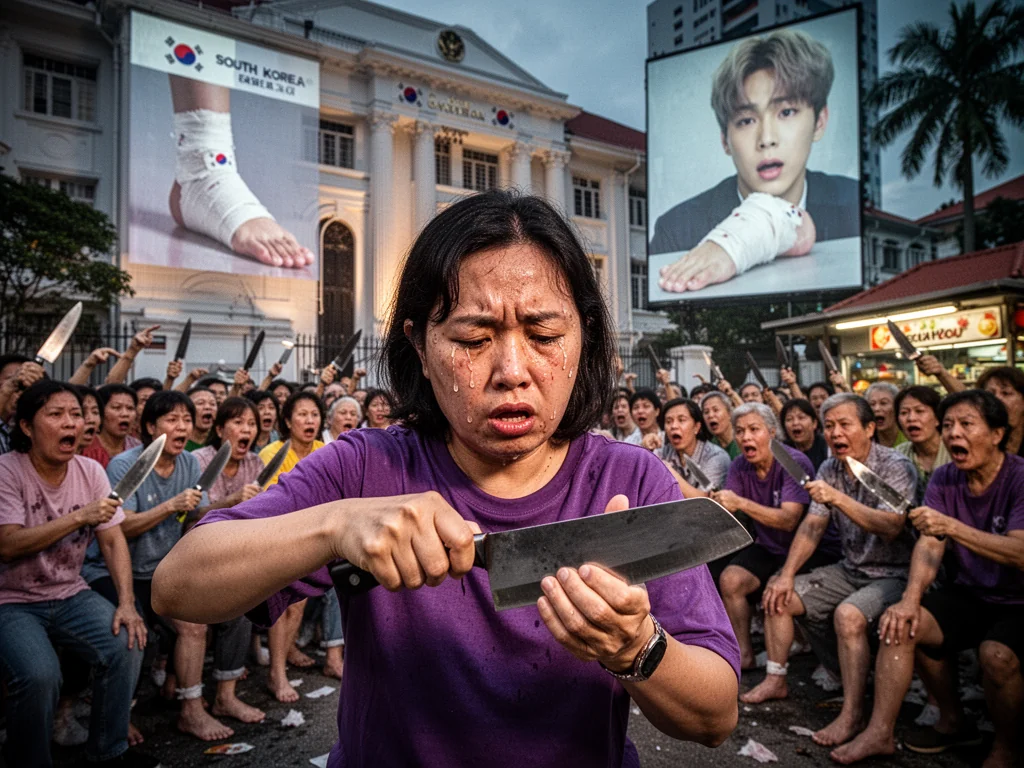 Singapore Slurp: Singaporeans Offer Own Ankles To Replace Injured BTS RM’s Bone