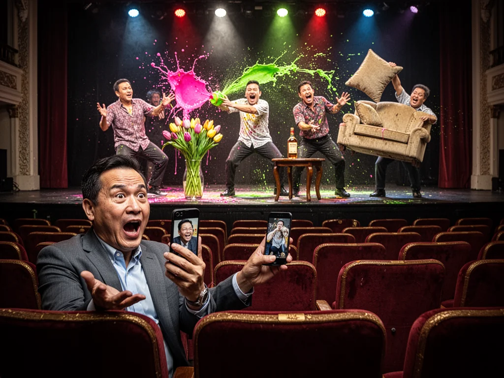 Singapore Slurp: Singaporeans Relieved To See Someone Finally Projectile Vomit On Middle-Class Values