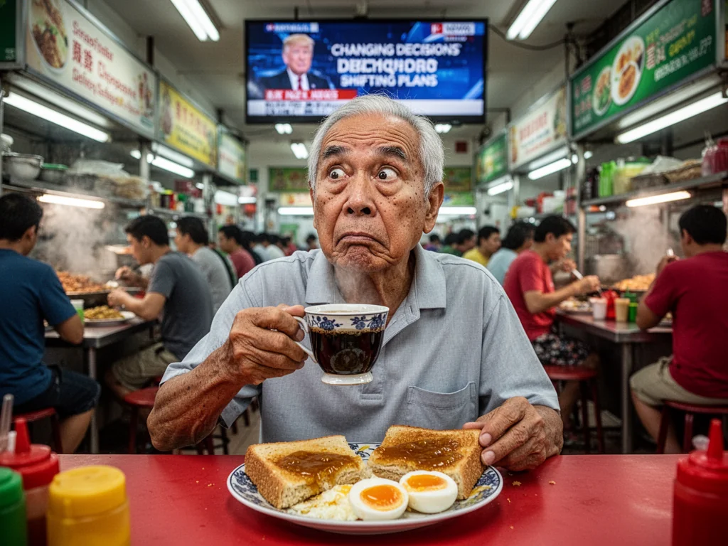 Singapore Slurp: Trump Decides Iran War Is Too Long For His Attention Span