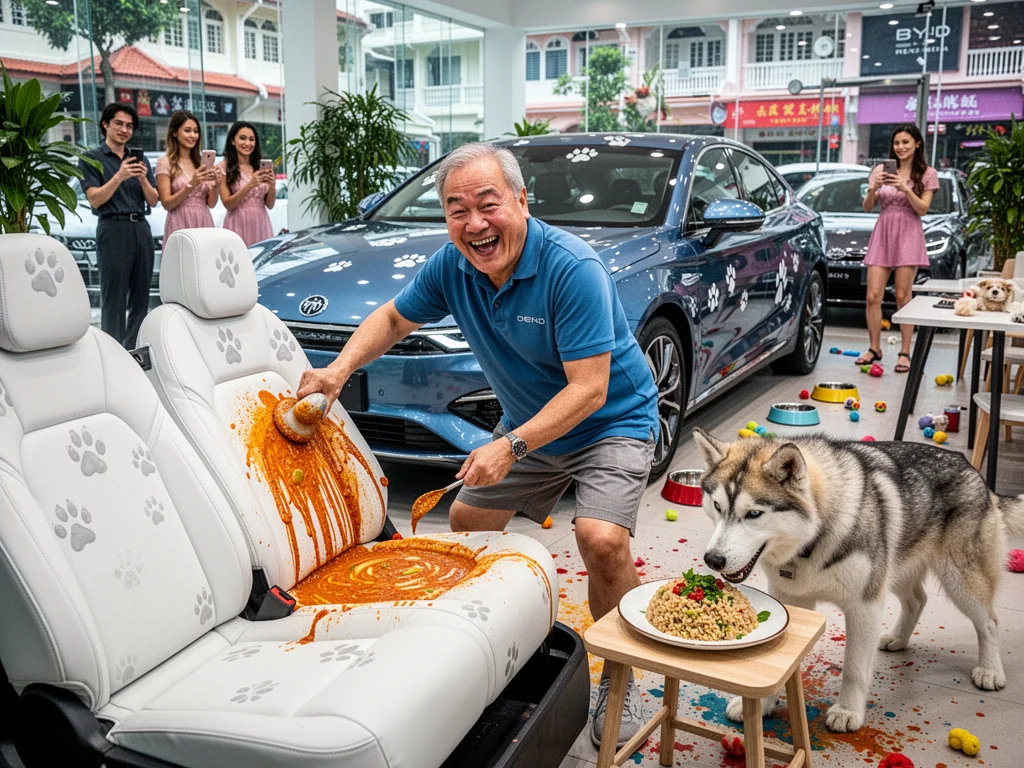 Singapore Slurp: BYD Admits They Are Just A Pet Cafe That Occasionally Sells Cars