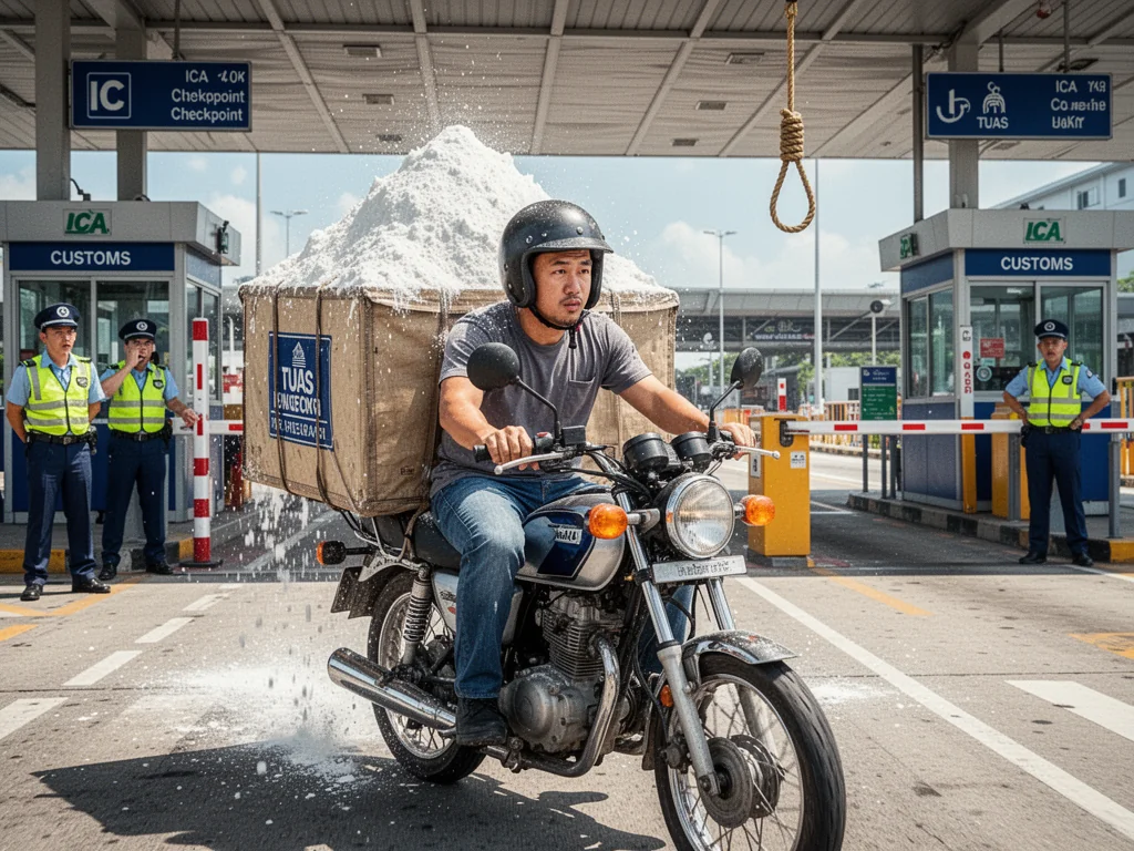 Singapore Slurp: Malaysian Man Speedruns Death Penalty With 14kg Heroin Delivery