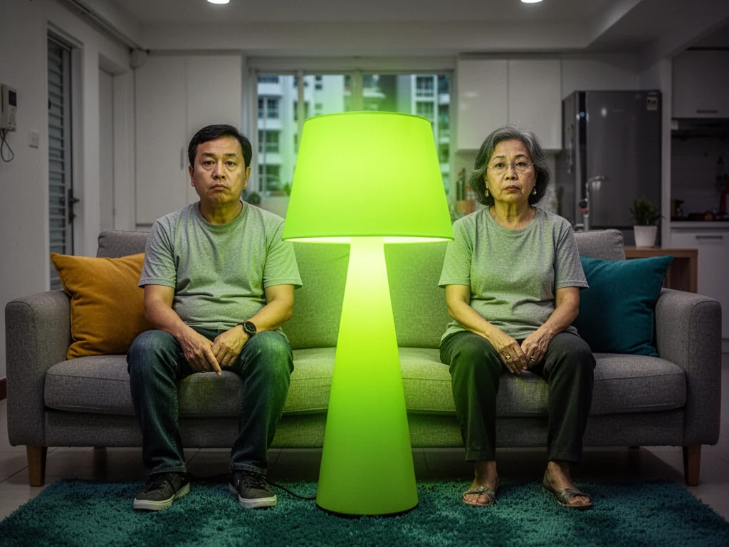 Singapore Slurp: Area Couple Buys Orange Lamp To Distract From Crushing Lack Of Personality