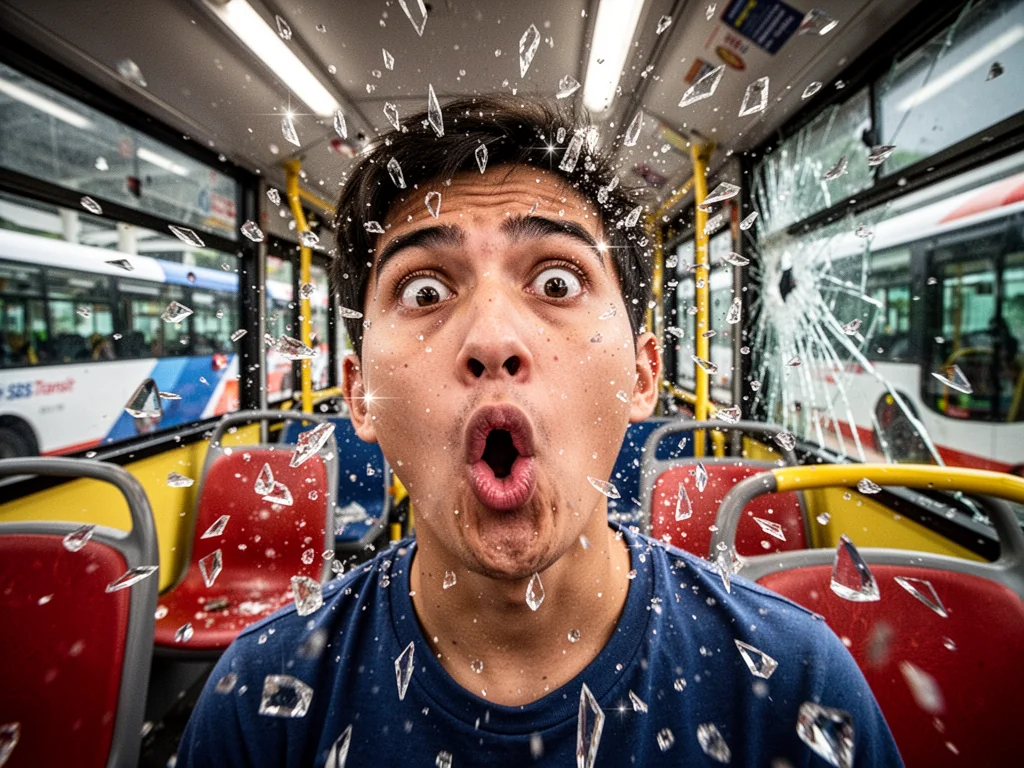 Singapore Slurp: SBS Transit Offers Complimentary Glass Shard Exfoliation To Lucky AMK Passenger