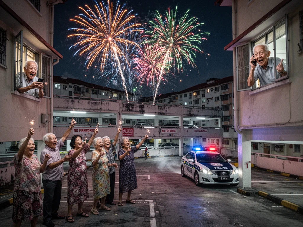 Singapore Slurp: Ghim Moh Residents Under Investigation For Briefly Enjoying Their Shitty Lives