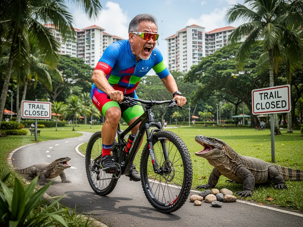 Singapore Slurp: Singapore Mountain Biker Spends $20k to Conquer 5-Metre Hill
