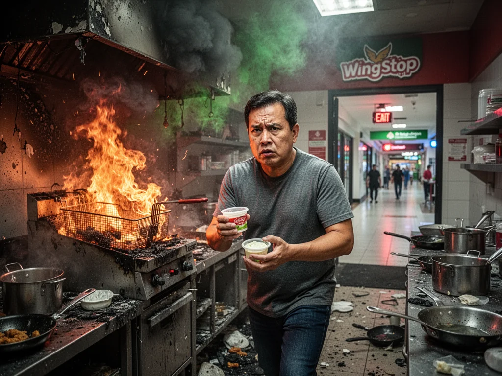 Singapore Slurp: Wingstop Finally Delivers On “Atomic” Wings Promise By Incinerating Entire Kitchen
