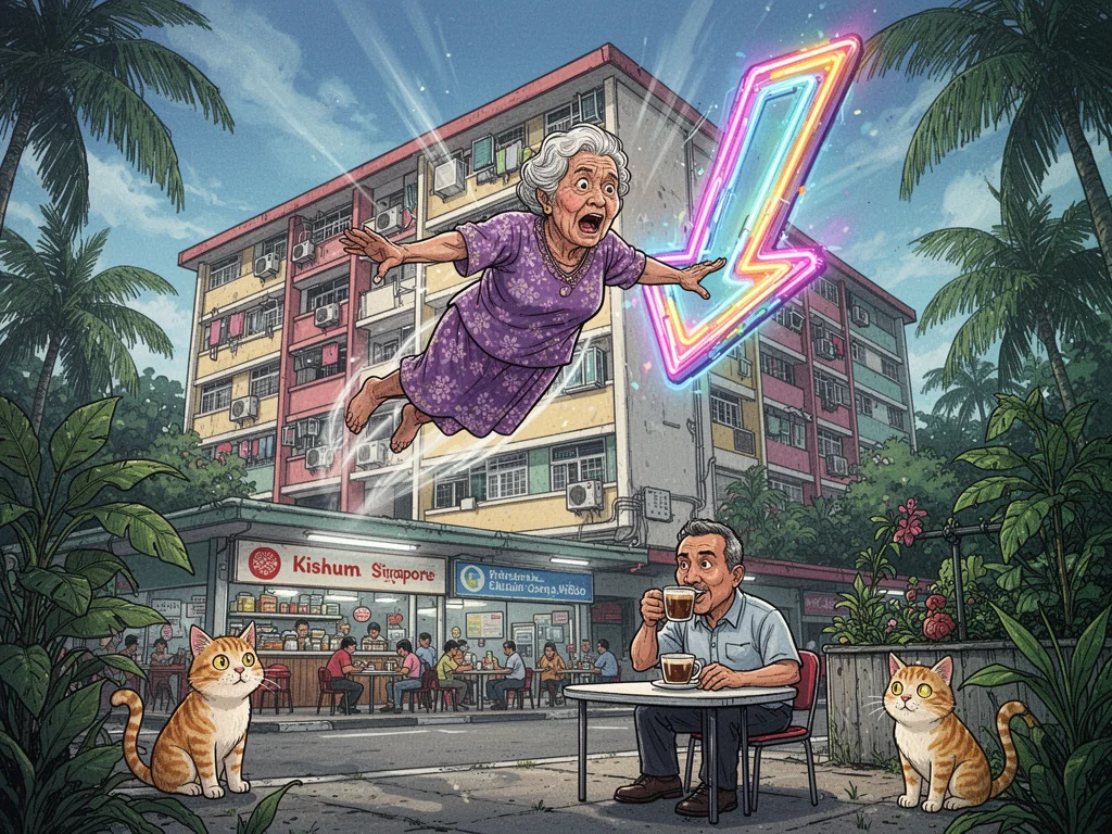 Singapore Slurp: Yishun Resident Discovers Fastest Way To Exit Neighborhood Is Downward