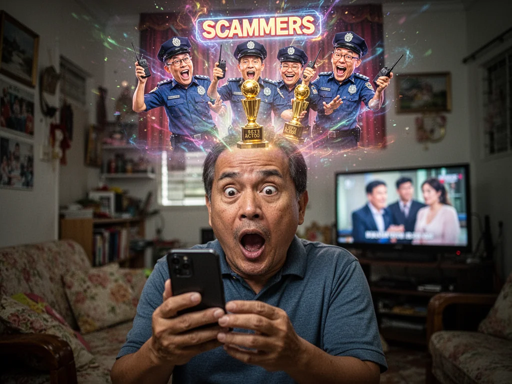 Singapore Slurp: Scammers Nominated For "Best Actor" At Star Awards For Convincing Police Roleplay