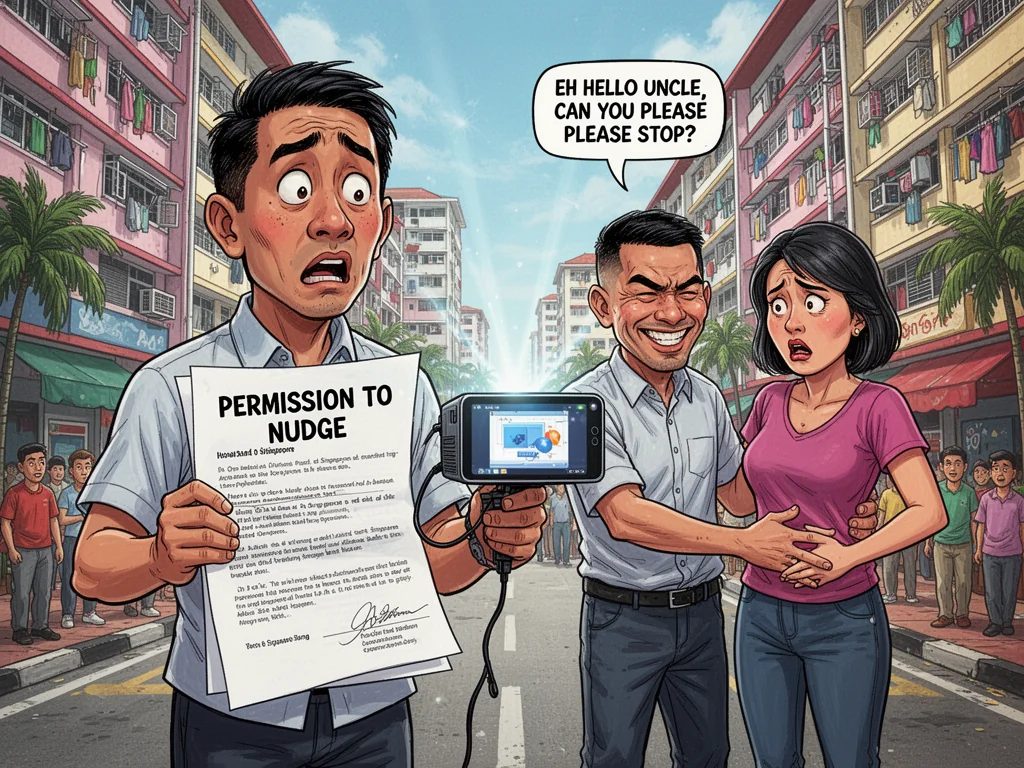Singapore Slurp: Man Asks SPF For Written Permission To Punch Pervert Touching Girlfriend