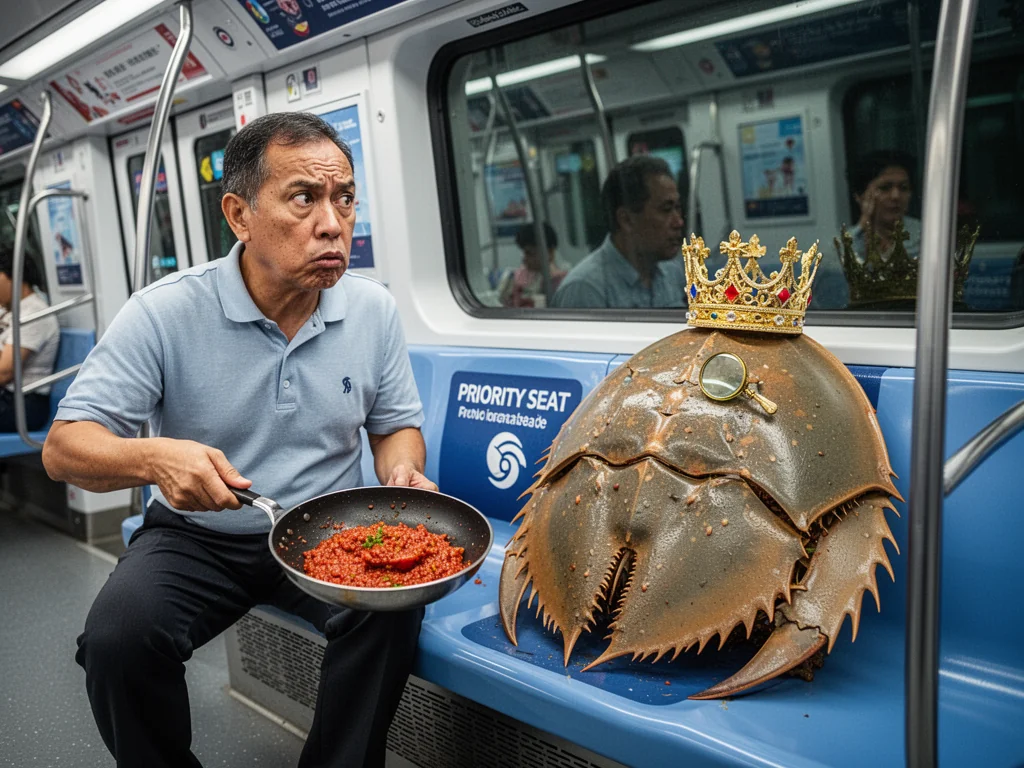 Singapore Slurp: Blue-Blooded Horseshoe Crabs Sued for Not Having Pink IC