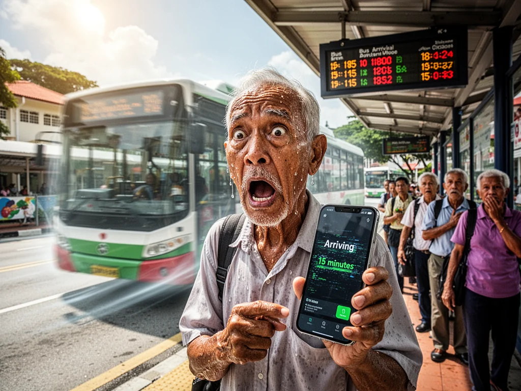 Singapore Slurp: LTA Confirms Bus Arrival Apps Are Actually Psychological Torture Devices