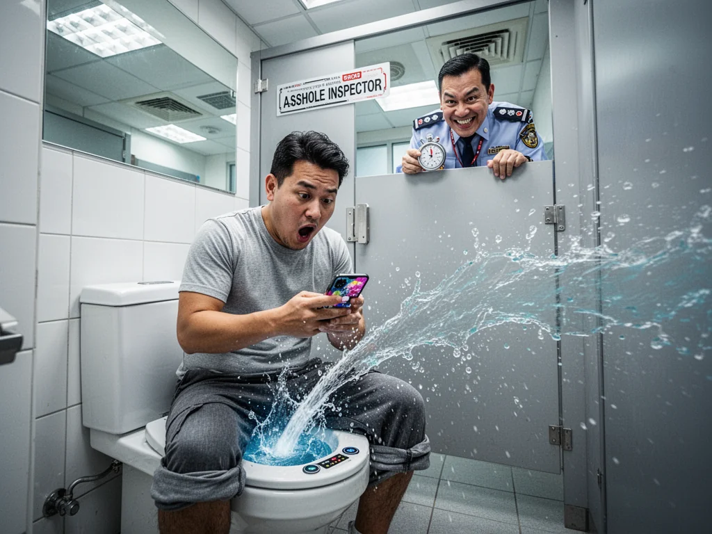 Singapore Slurp: MOM To Deploy “Asshole Inspectors” To Monitor Toilet Duration