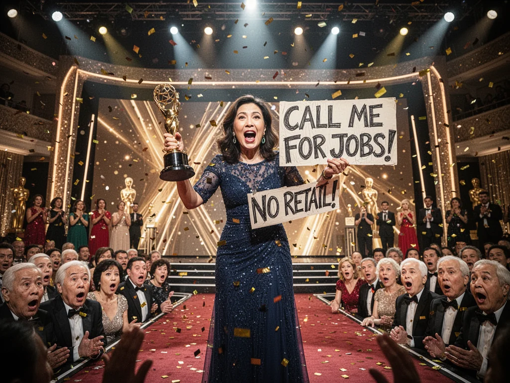 Singapore Slurp: Actress Wins Award, Shares Phone Number Onstage Like A Fucking Freelancer