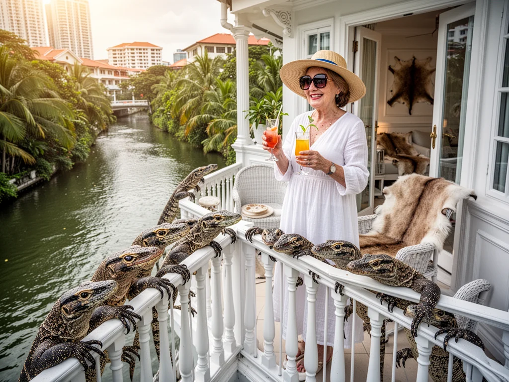Singapore Slurp: Woman Spends $100k Pretending Geylang River Is The Hamptons