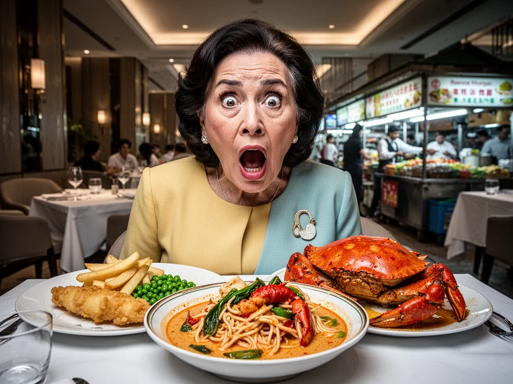 Singapore Slurp: Posh Balmoral Residents Forced To Eat Food With Flavour