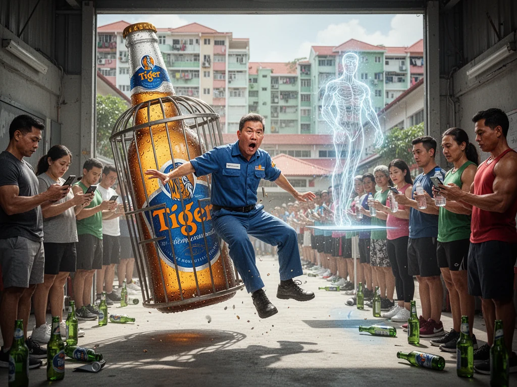 Singapore Slurp: Tiger Beer Uncages Staff Directly Into Fucking Unemployment