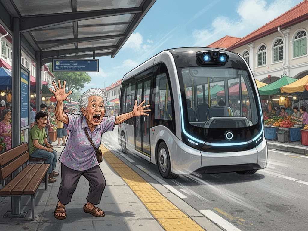 Singapore Slurp: LTA Unveils Driverless Bus Programmed To Skip Your Fucking Stop