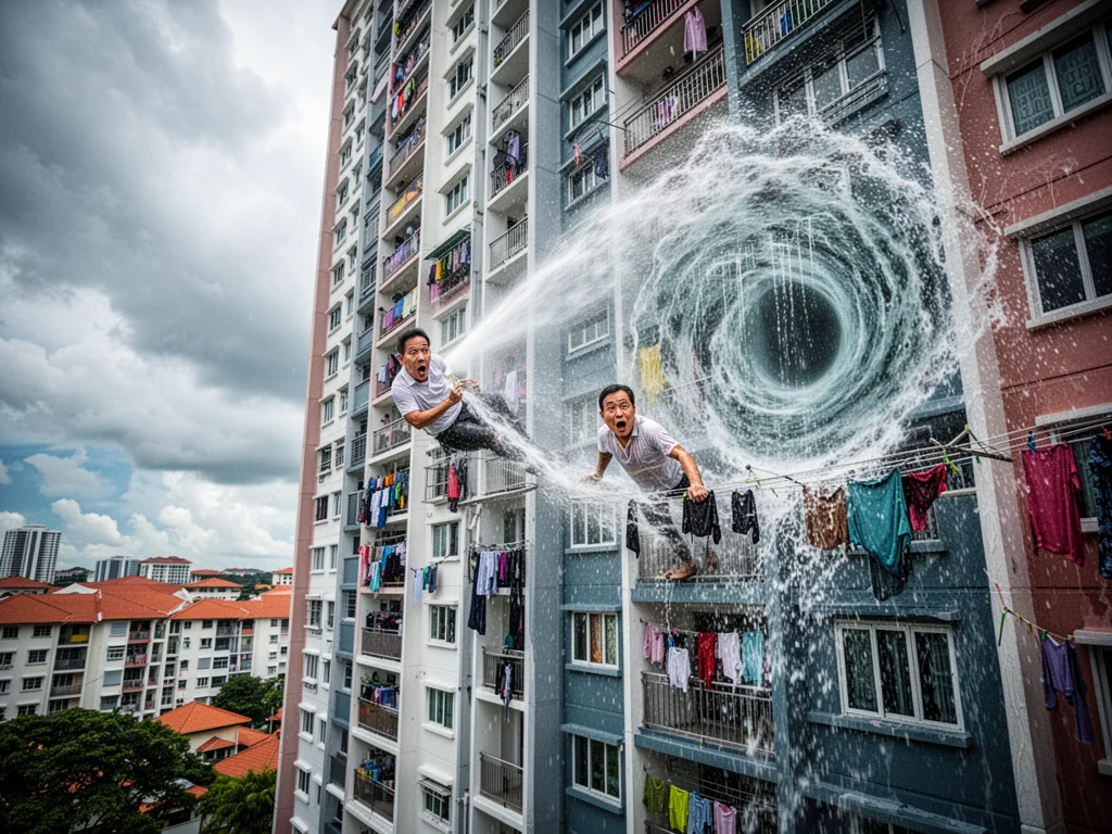 Singapore Slurp: Towner Road BTO Squirts Violently Ahead Of Key Collection Ceremony