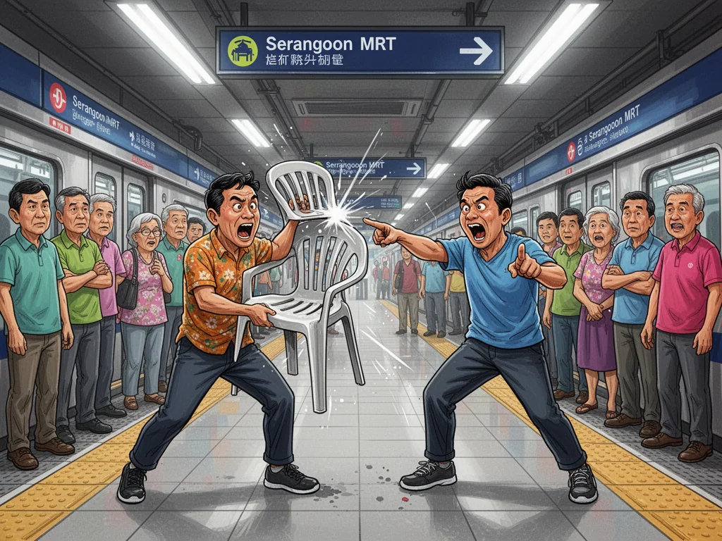 Singapore Slurp: Serangoon MRT Fight More Entertaining Than Entire Mediacorp Catalog