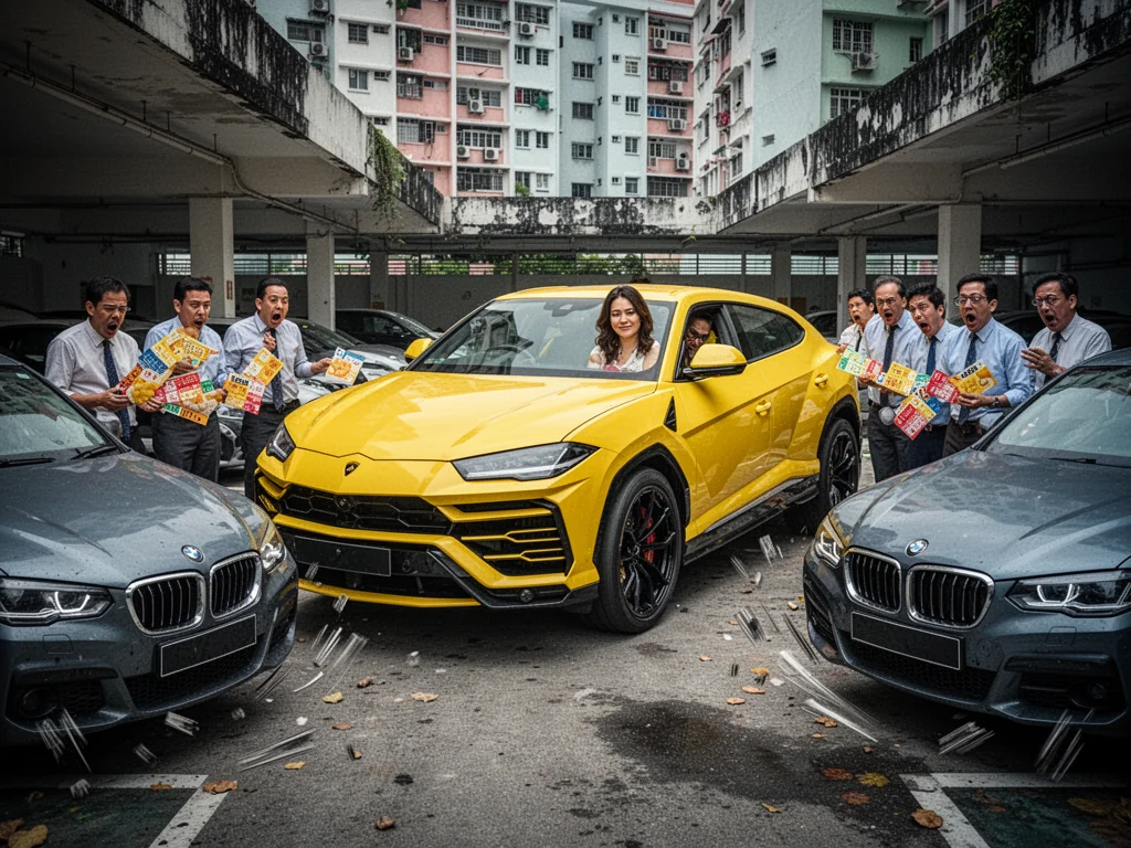 Singapore Slurp: DJ Hides In Lamborghini To Avoid Shaming Her Broke Bosses