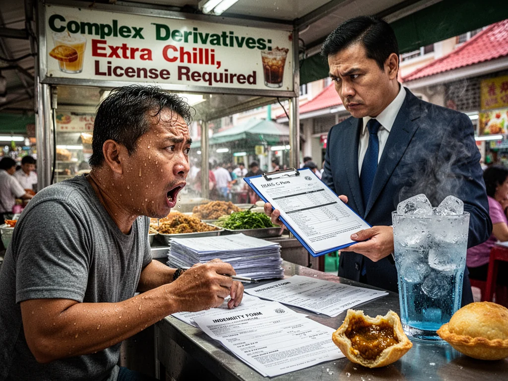 Singapore Slurp: MAS Mandates 400-Page Risk Disclosure Before Singaporeans Buy Fishball Noodles
