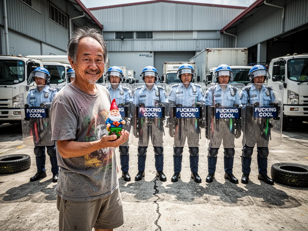 Singapore Slurp: Riot Police Finally Get To Use Their Fucking Cool Shields