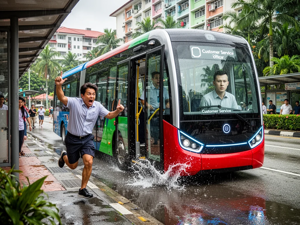 Singapore Slurp: New Autonomous Buses Programmed To Drive Like Total Cibai.