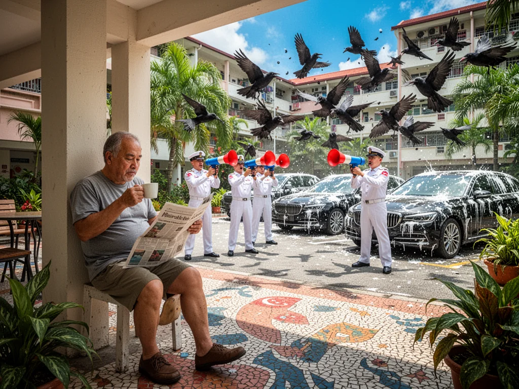 Singapore Slurp: Yishun Residents Relieved Gunshots Are Government-Sanctioned, Not From Neighbours
