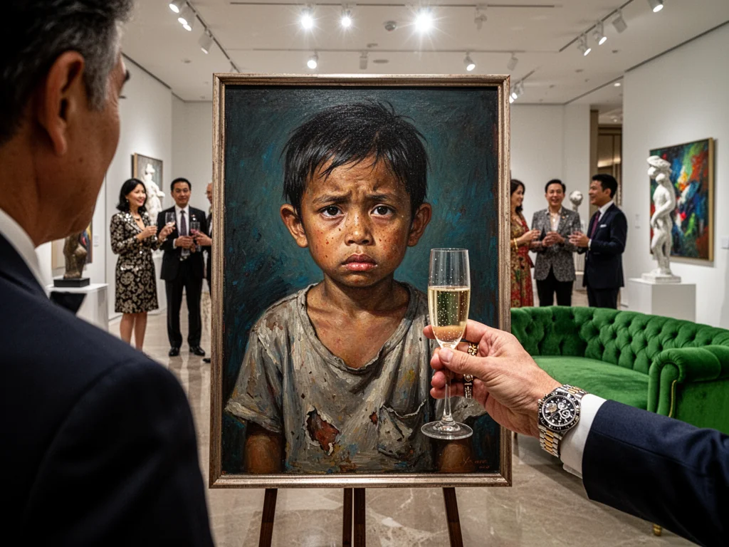 Singapore Slurp: Painting Of Starving Village Girl Retails For Forty-Five Fucking Grand