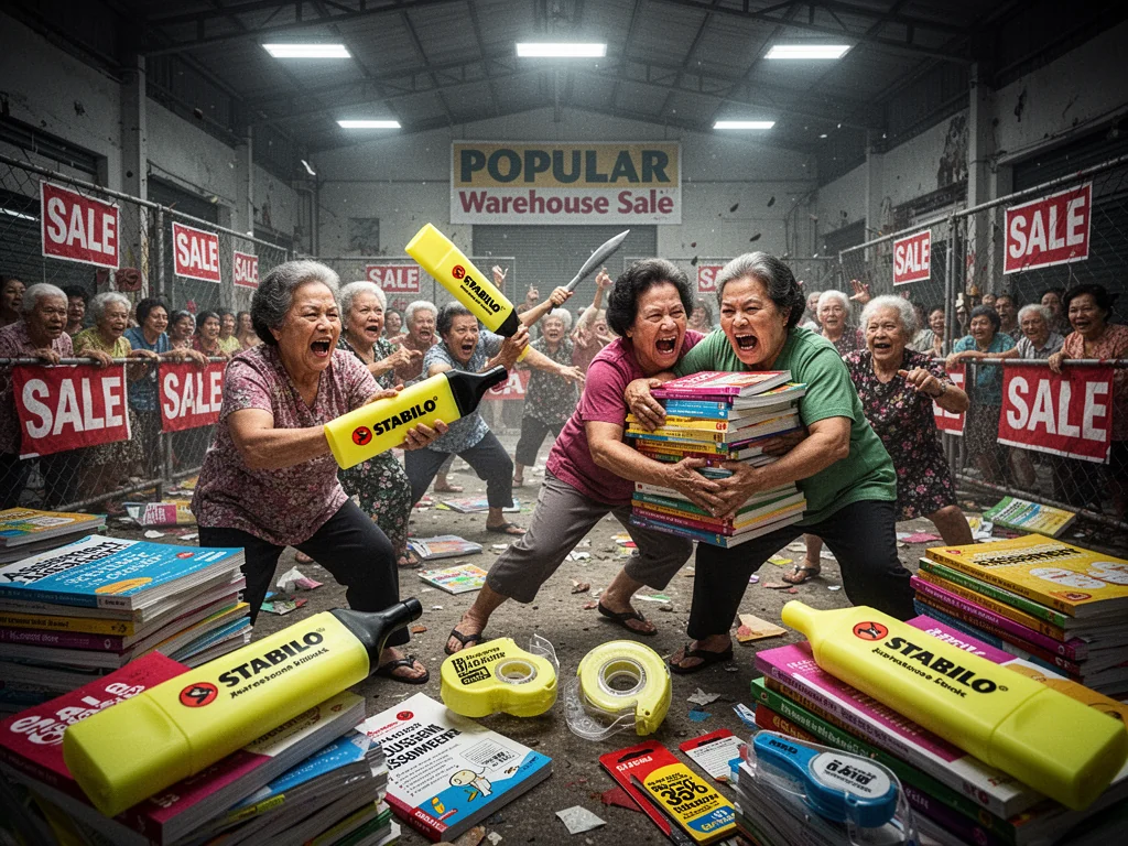 Singapore Slurp: Kiasu Parents Fight To Death Over $1 Assessment Books