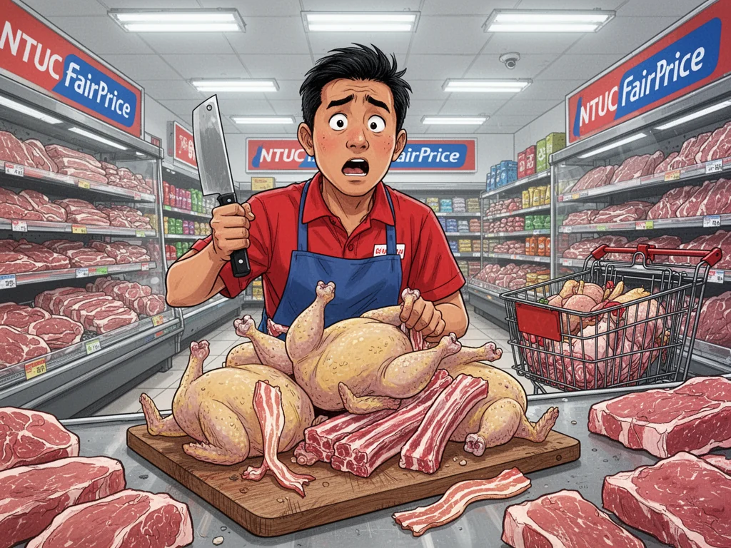 Singapore Slurp: FairPrice Staff Shocked To Learn Pigs Aren’t Just Pink Chickens
