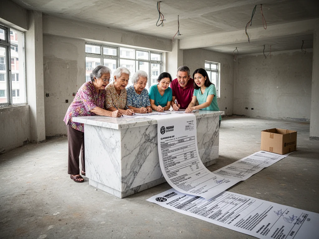 Singapore Slurp: Singaporean Couple Sells Firstborn To Fund Minimalist Living Room Renovation