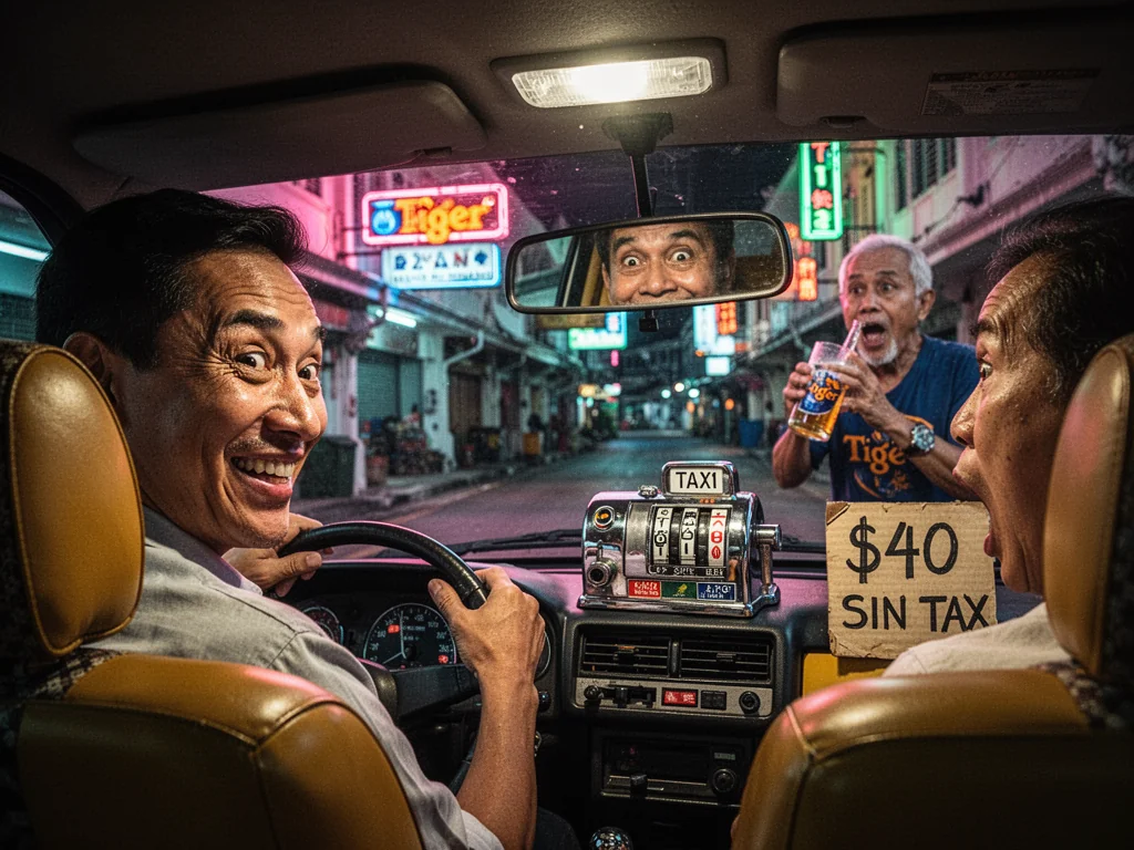 Singapore Slurp: Cabby Charges $40 To Drive Cheapskate To Geylang Hookers.