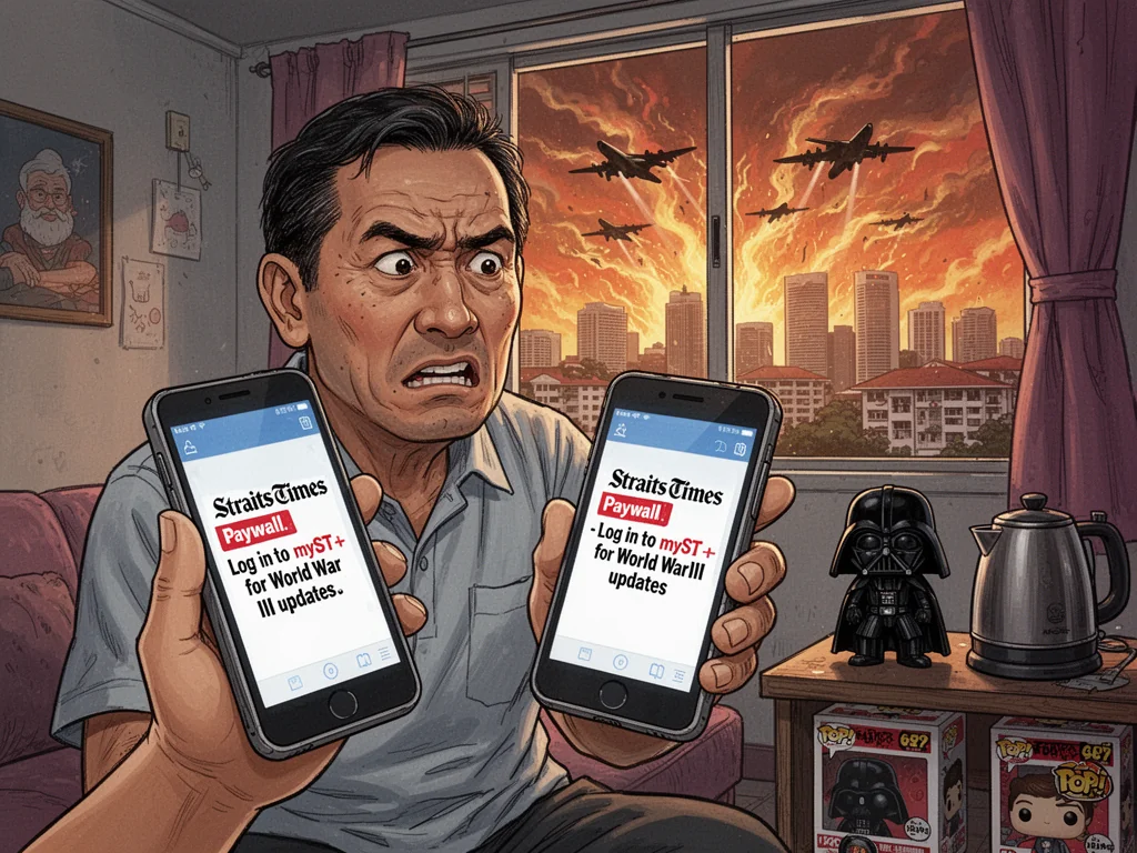 Singapore Slurp: World War III Behind Paywall Because SPH Needs Your $9.90