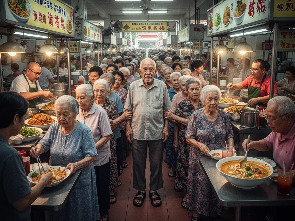Singapore Slurp: Man Dies In Hawker Queue; Family Refuses To Leave Spot