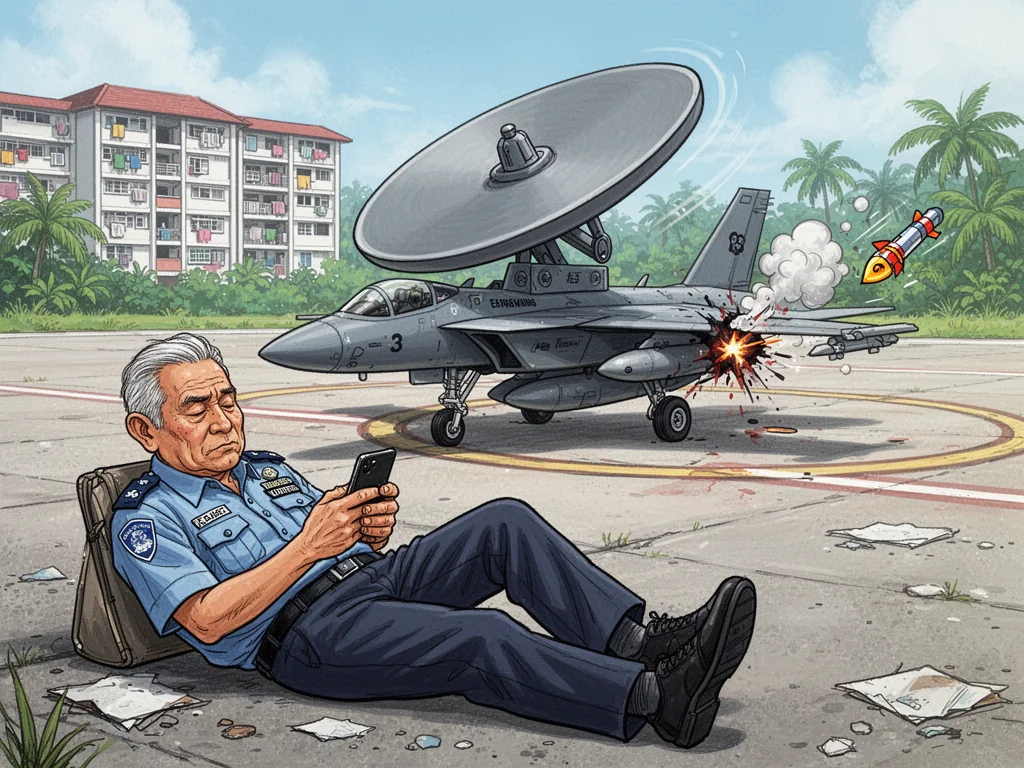 Singapore Slurp: $300M “Early Warning” Jet Failed To Warn Itself About Getting Fucking Blasted