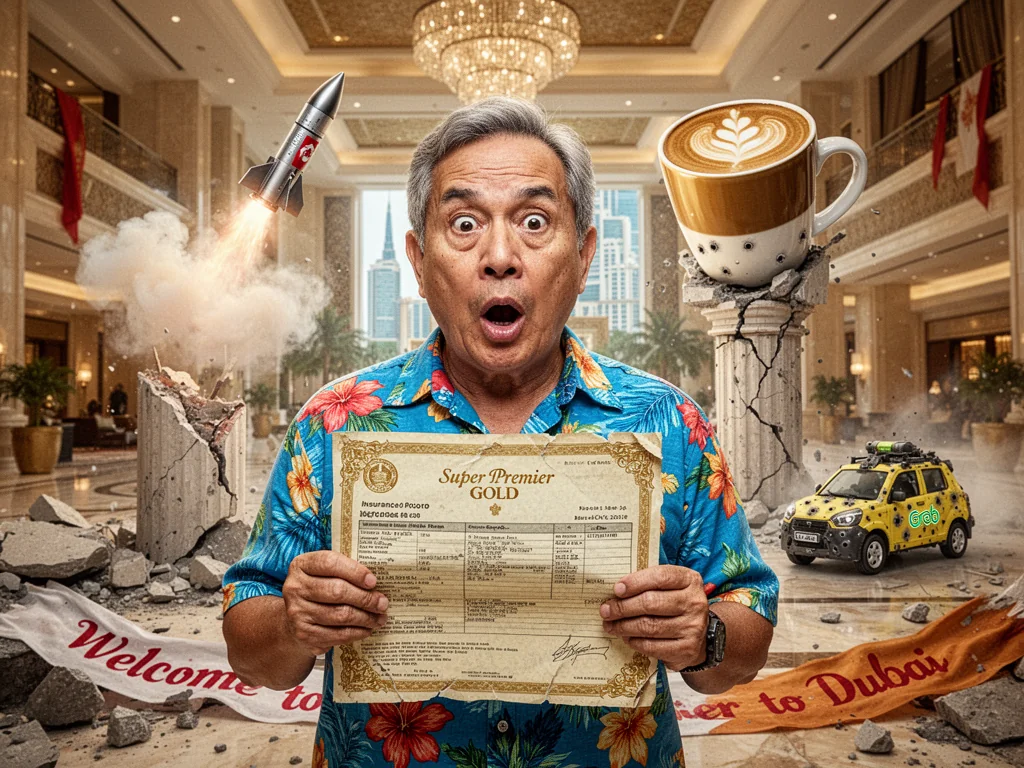 Singapore Slurp: “Getting Blasted By A Missile Is Not Our Problem,” Insurers Confirm.