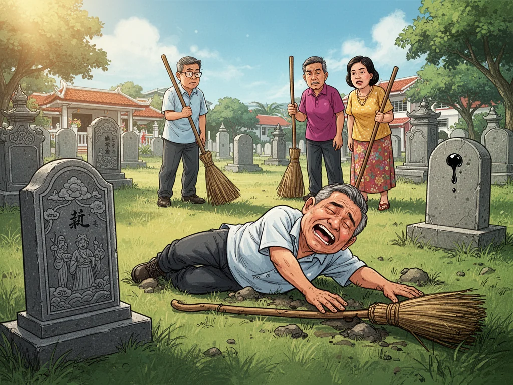 Singapore Slurp: Man Successfully Avoids Future Qing Ming By Dying On Spot