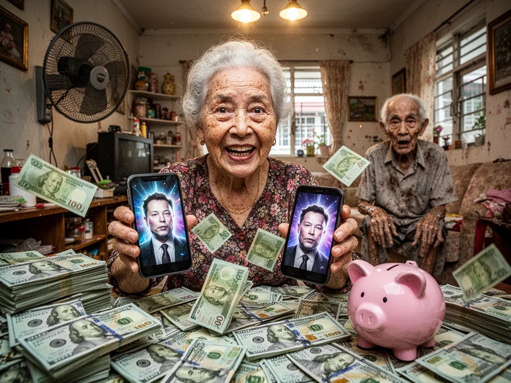 Singapore Slurp: Auntie Dumps Husband To Save Struggling Billionaire Elon Musk