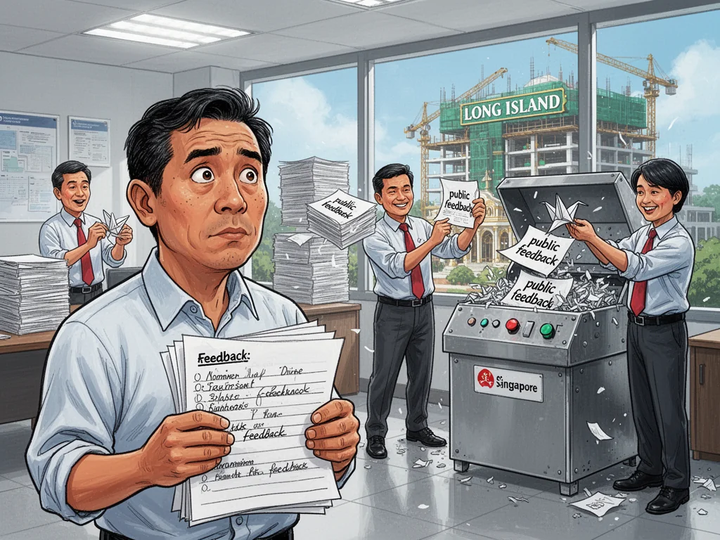 Singapore Slurp: 14,000 Sinkies Deluded Into Thinking Their "Long Island" Feedback Matters