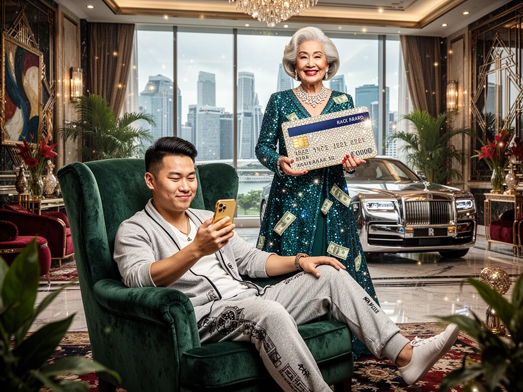 Singapore Slurp: Man, 25, Successfully Retires After Marrying 55-Year-Old Walking ATM