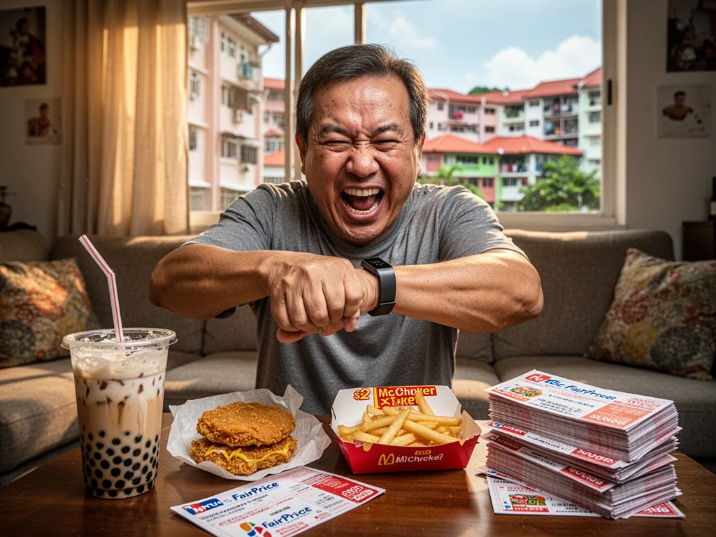 Singapore Slurp: Fitbit Folds After Realizing Sinkies Only Walk For NTUC Vouchers